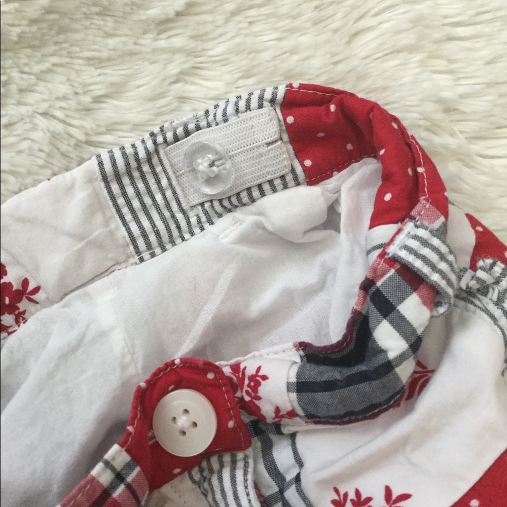 SOLD ❌Janie & Jack patchwork & plaid shorts - Picture 5 of 7